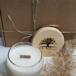 Натурална соева свещ "Пало Санто" / Natural soy candle "Palo Santo"