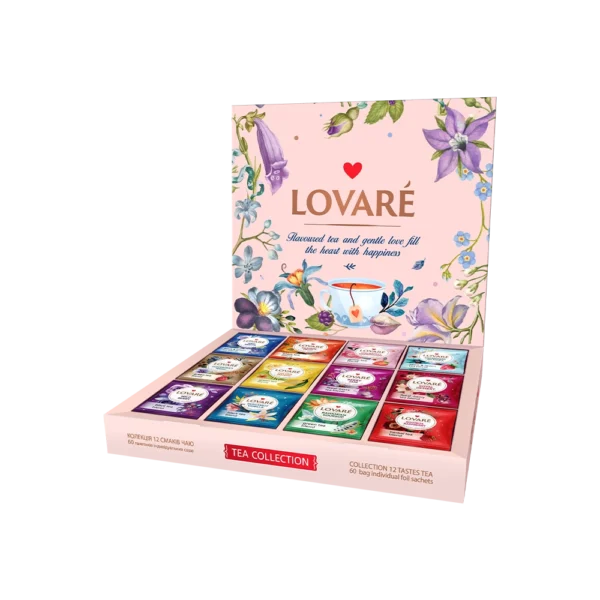 Подаръчен Комплект Чай LOVARE Flowers And Tea Spring - Image 15