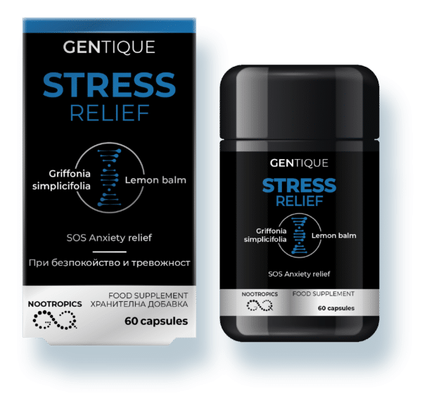 Gentique Хранителна добавка Gentique, Безпокойство, 60 капсули