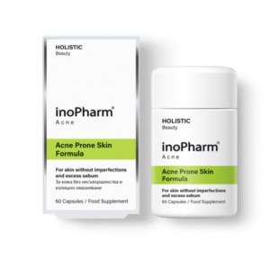 InoPharm Хранителна добавка InoPharm Акне, 60 капсули