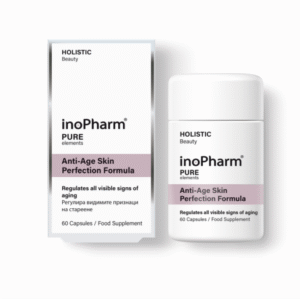InoPharm Хранителна добавка InoPharm грижа срeщу преждевременно стареене, 60 капсули
