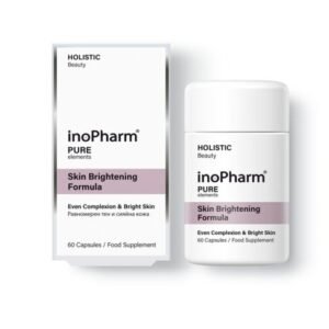 InoPharm Хранителна добавка InoPharm За озарена кожа, 60 капсули