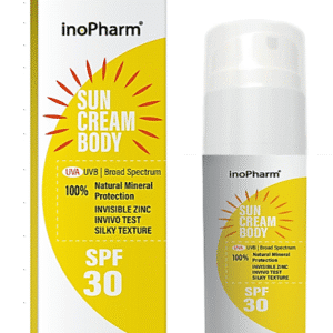 InoPharm Слънцезащитен крем за тяло InoPharm SPF 30, 100гр