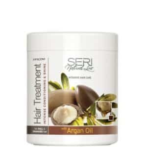 SERI Natural Line Маска за суха, изтощена и без блясък коса с Арганово масло 1000 ml