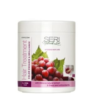 SERI Natural Line Маска за боядисана коса с Хибискус и Гроздово семе 1000 ml