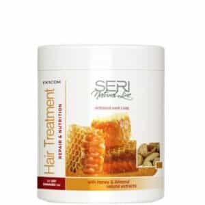 SERI Natural Line Маска за суха и увредена коса с Бадем и Мед 1000 ml